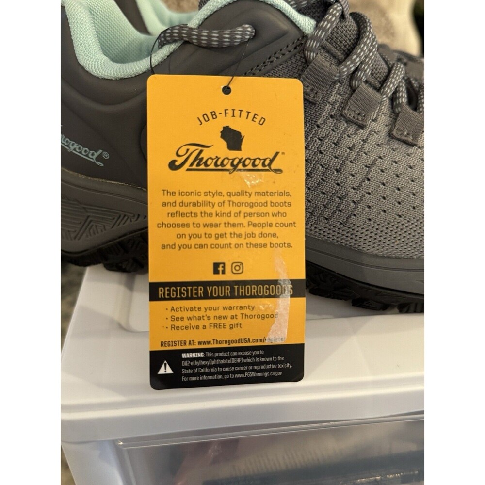 NEW Thorogood Women’s Work Sneakers Sz. 6.5 AST Low Composite Toe Safety Work - Picture 6 of 11